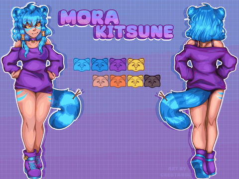 Mora_Kitsune's Ref Sheet